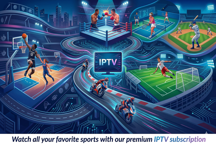 Watch live sports including football, basketball, and tennis with IPTV Smarters Pro Subscription