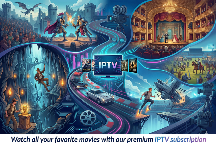 Watch movies and TV series with IPTV Smarters Pro Subscription in high quality streaming